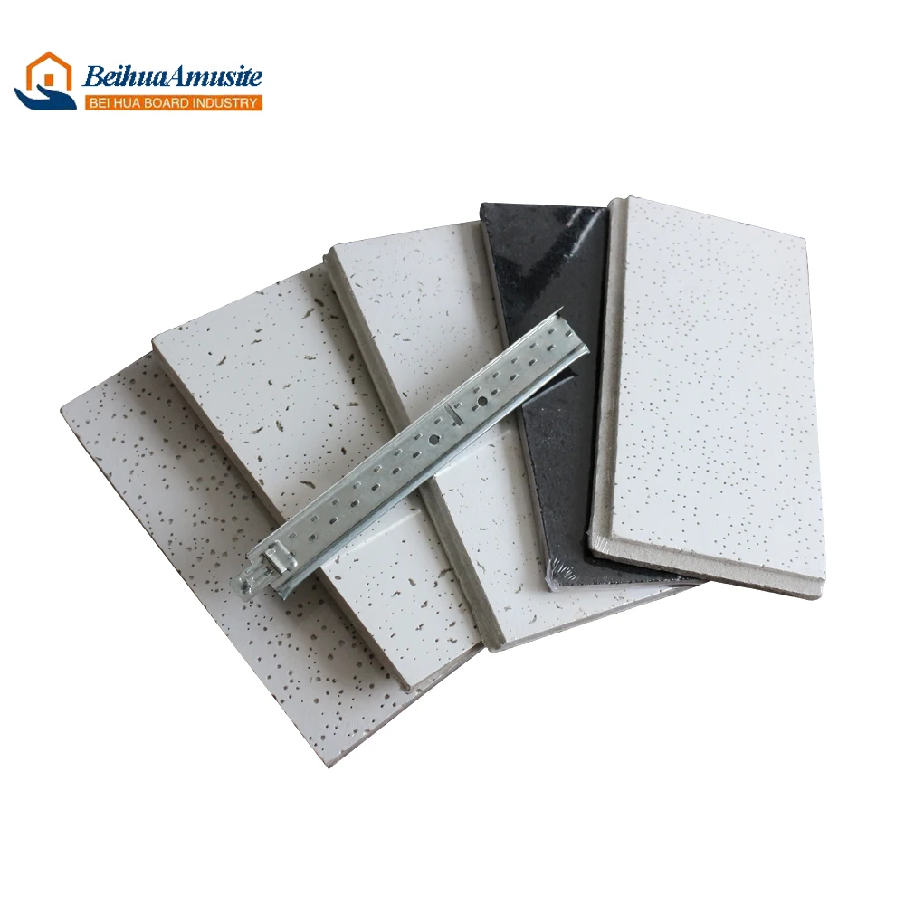 Sag Resistance 2X4 Ceiling Tile Mineral Fiber Suspended Ceiling Board Suppliers