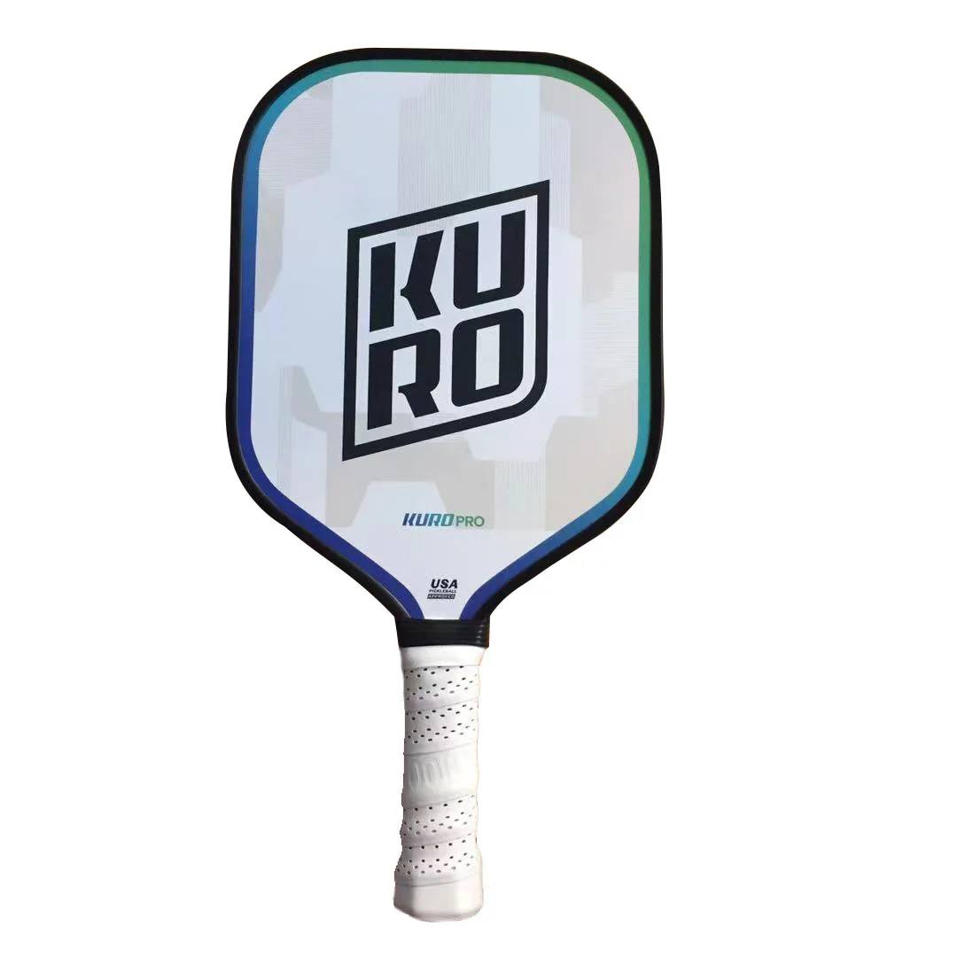 Pickleball Paddle Meets USAPA Durable Racket Fiberglass Smooth Surface Padded for Beginner Optimized Grip Handle