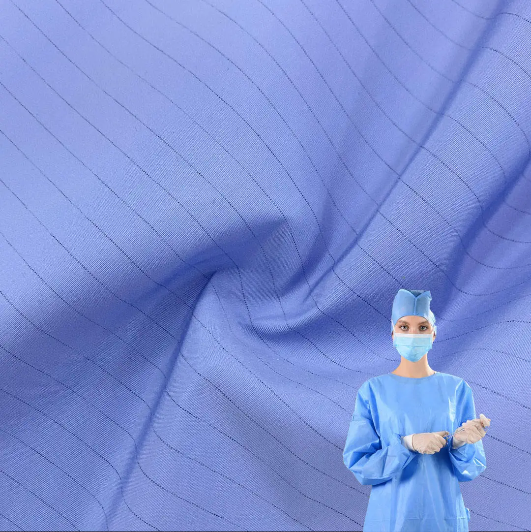 Factory Direct Sales 86% Nylon 14% Spandex Knitted Fabric Customized Hospital Uniform Fabric