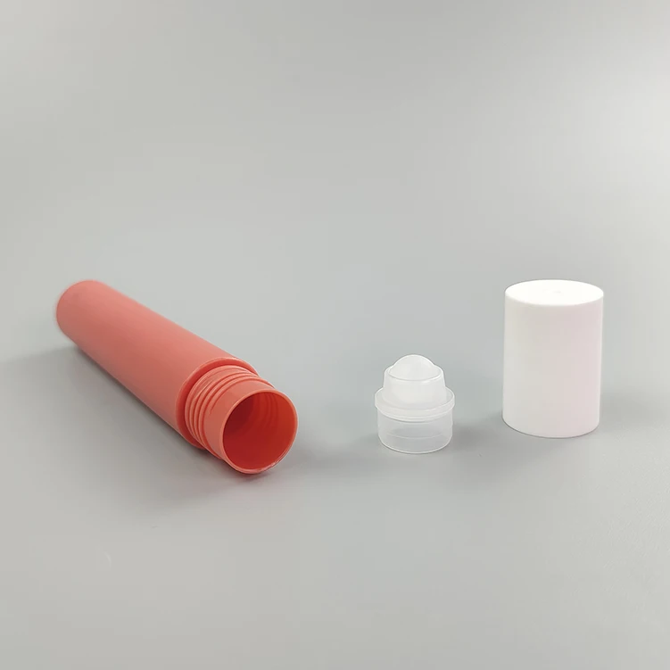 3/5/8/10/15/20/30ml Popular PP Roll on Bottle with Stainless Steel Roller Ball for Cosmetic Perfume Oil Empty Plastic Bottle