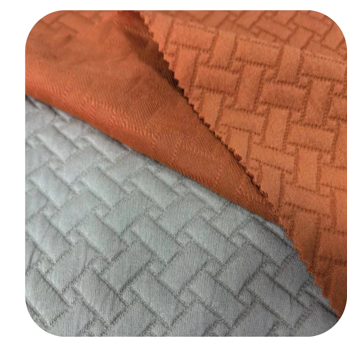 MY Polyester  Jacquard Fabric  Knitting 3D Jacquard FabricJacquard Scuba Fabric for Winter For Garments and Home Textile