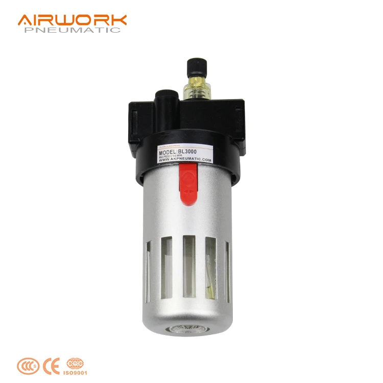 airtac type pneumatic air line operated grease oil cup lubricator