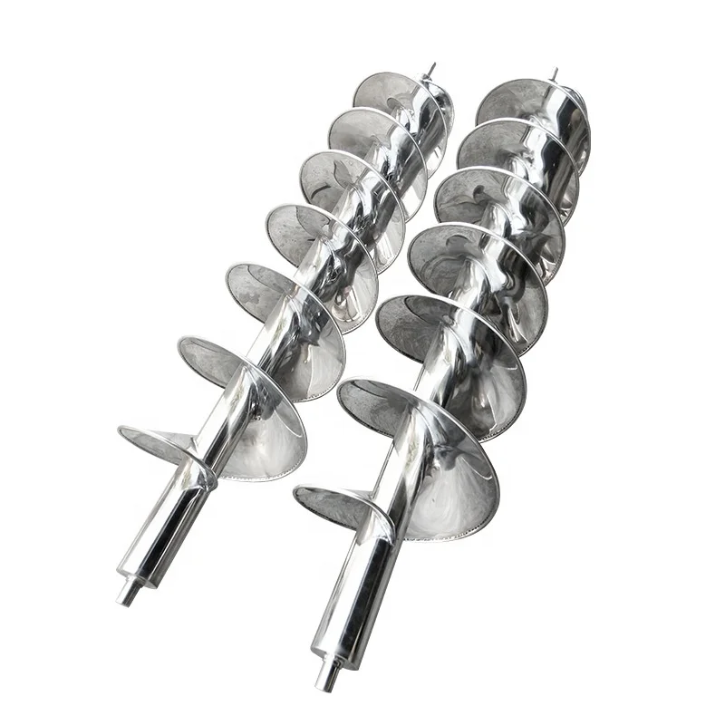 length 460 mm diameter 3 4 5 6 8 10 13  custom stainless steel small mini long auger screw solid machining service oem augers