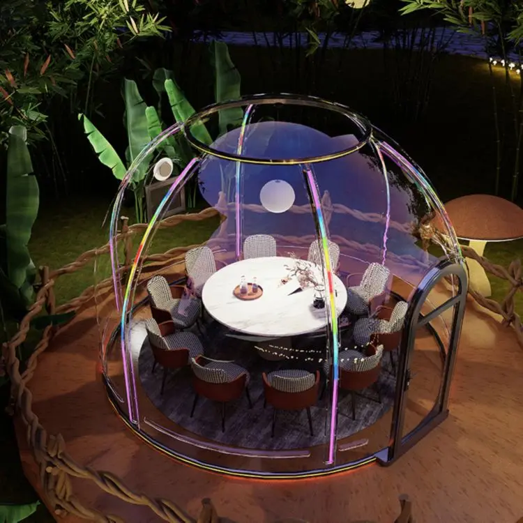 Factory wholesale PC dome house transparent hotel activity tent transparent