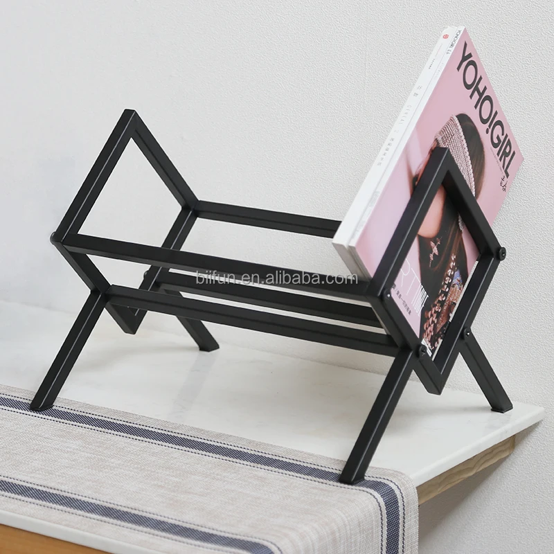 Vinyl Record Storage Furniture Rack Black Holder - Display 200 Vinyls Modern Shelf
