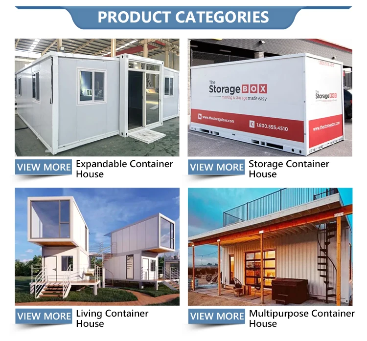 Prefabricated House Flat Pack Container House Glass Wall Flat-Pack Wooden Container House Luxury Prefab Homes