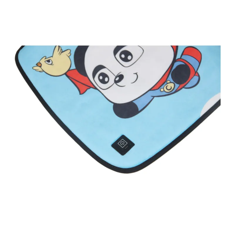 Wholesale comfortable Blue Cartoon Graphene Heated  seat cushion pad Eco-friendly Design with Portable Features