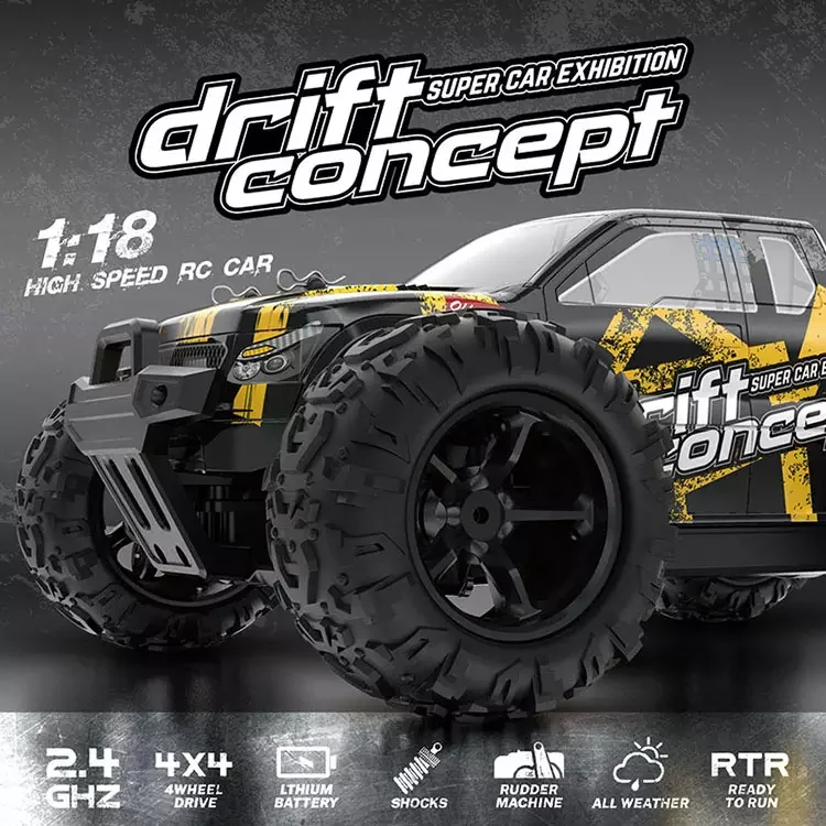 4X4 Off Road Car Remote Control Monster Truck Off-Road Under 500 Rc Cars For Adults With High Speed