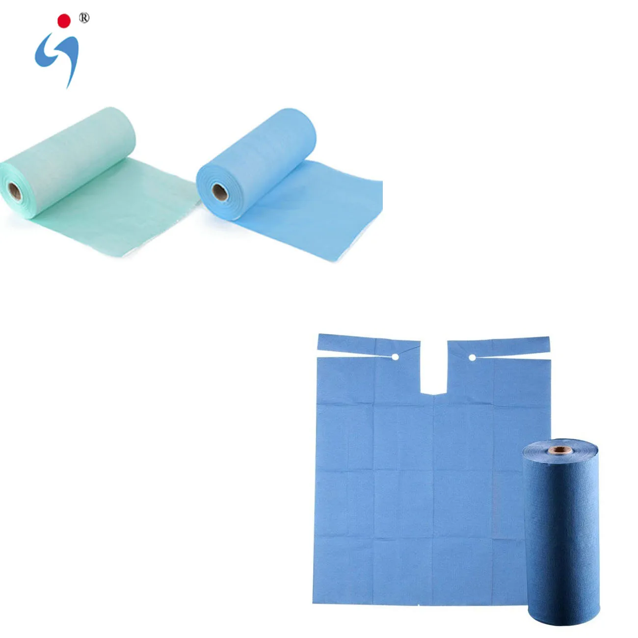 
 Original factory high quality disposable dental bib roll for dentist use  