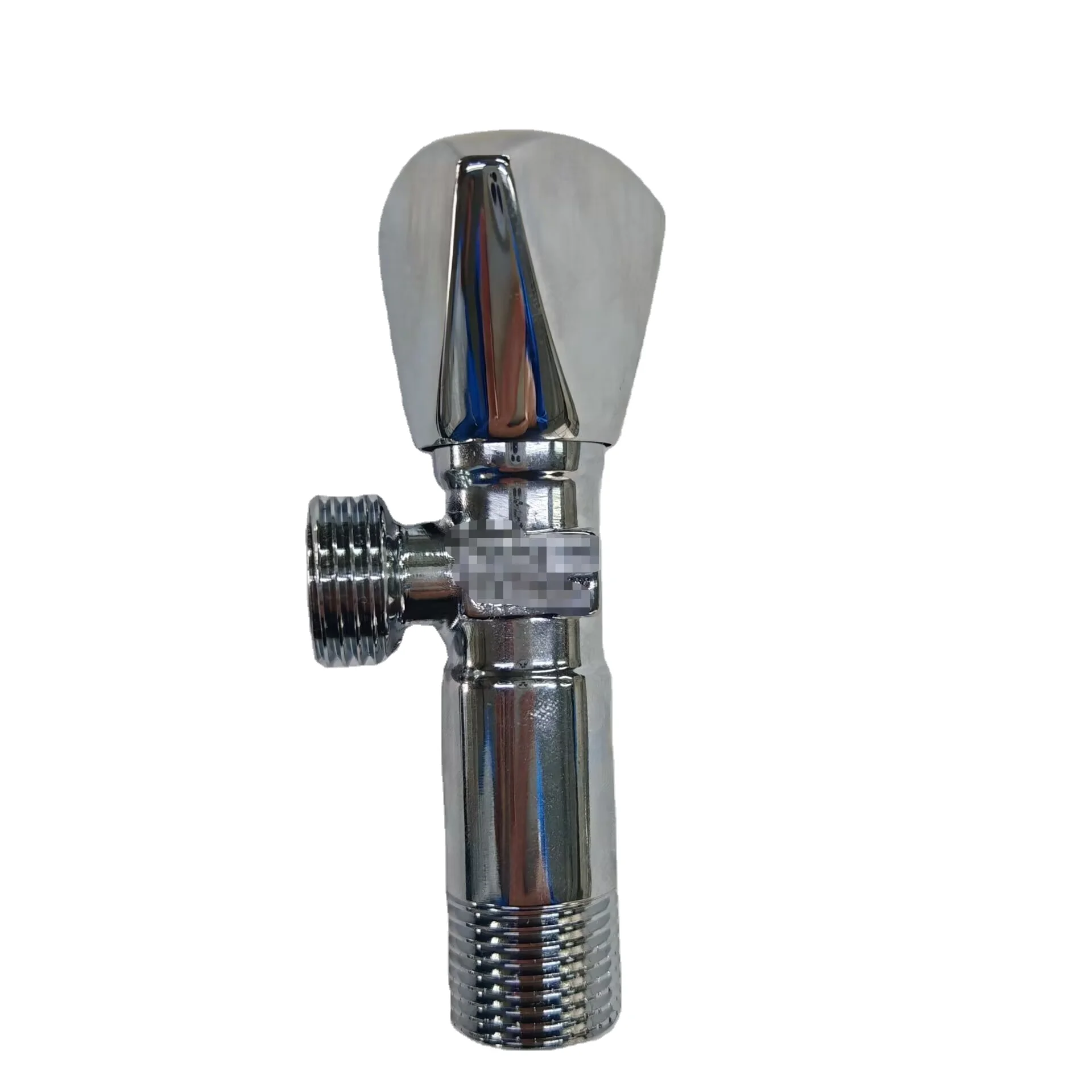 1/2 Inch Slow Open Chrome Plated Brass Angle Valve With Zinc Handwheel  210g