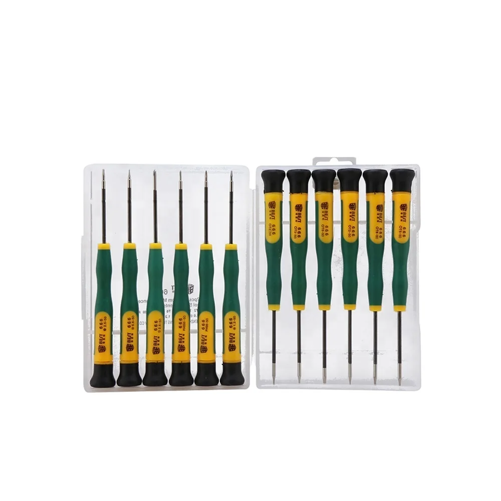 BST-666 12 In 1 T2 T3 T4 T5  Phillips CR-V Screwdriver Set destornillador precision torx 6 Screwdriver Set For Iphone Repair