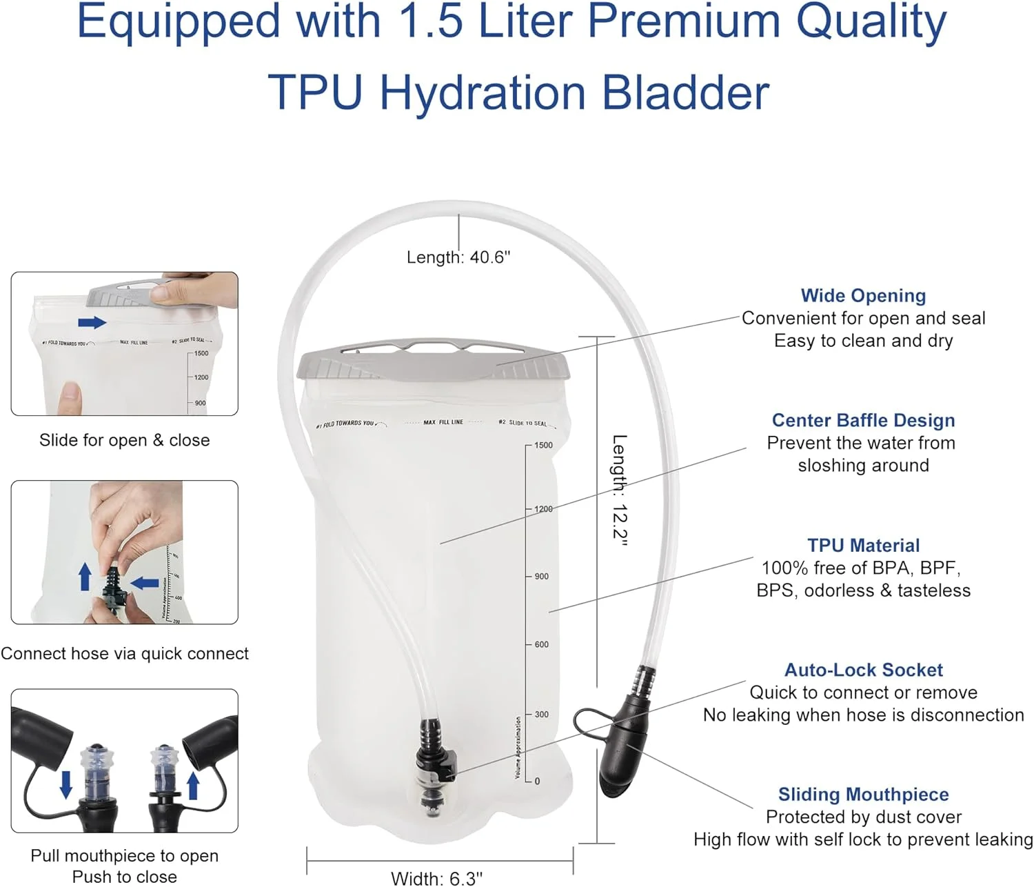 Professional manufacturer 5.5L waterproof bladder drinking sports vest Running hydration vest backpack for men