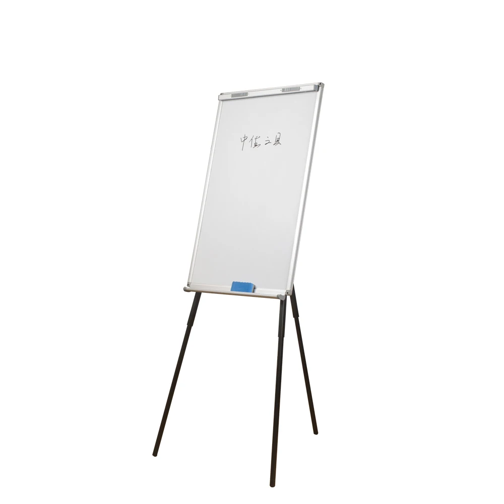 Dry Erase Whiteboard with Stand Classroom Lacquered Steel Flip Chart with Stand