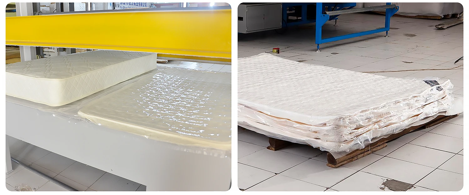 NG-01M полностью автоматическое оборудование для вакуумной гидравлической компрессионной упаковки матраса