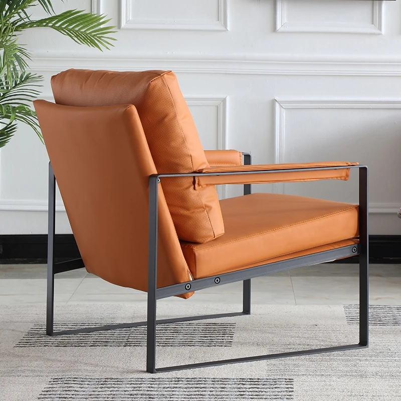 metal frame with faux leather hotel chair XY513