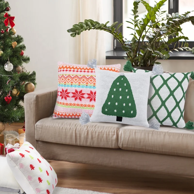Honeymoon custom home chair bedroom square sofa pillow case christmas cushion cover for living room