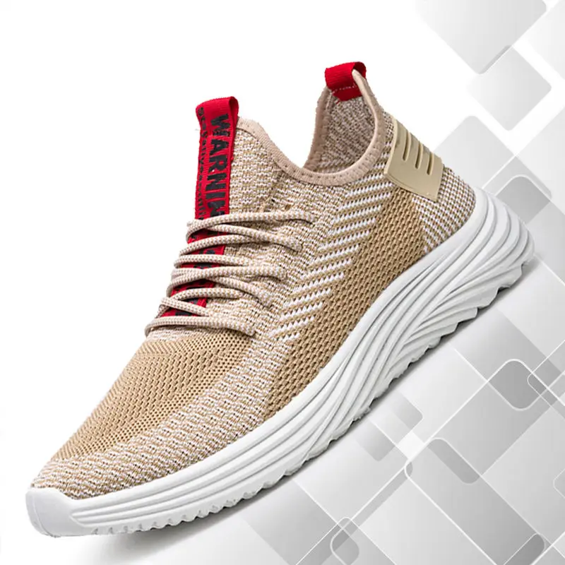 
mens walking flyknit sports shoes air mesh flywire running training sports shoes men flyknit running shoes 