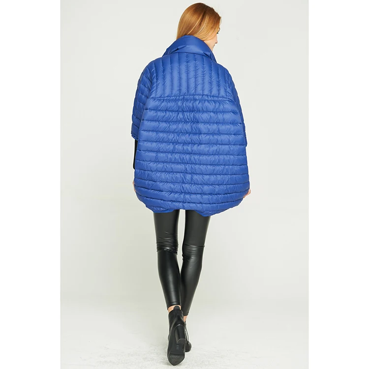 Fashion New Design Winter Women Plus Size Loose Double Breasted White Duck Down Jacket