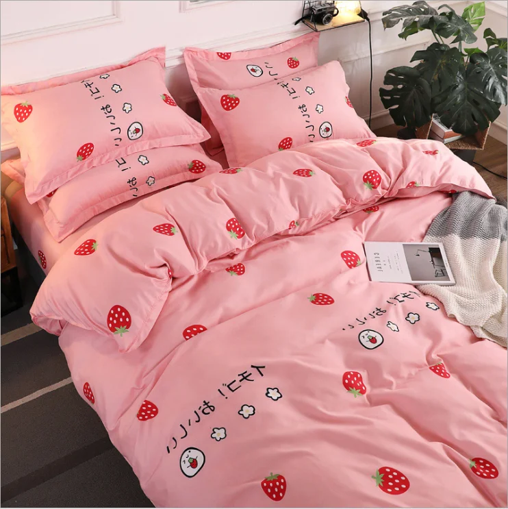 Good quality elegant small MOQ hotel use luxury design bedding set from china