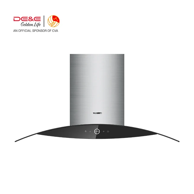 
HC9066 Cooker Hood DE&E Kitchen Extractor Wall Mounted Range Hood Chimney 