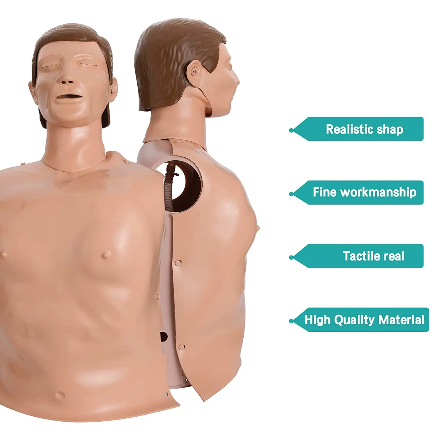Medical science wholesale price life size half body CPR training kit customize CPR for manikin educational equipment