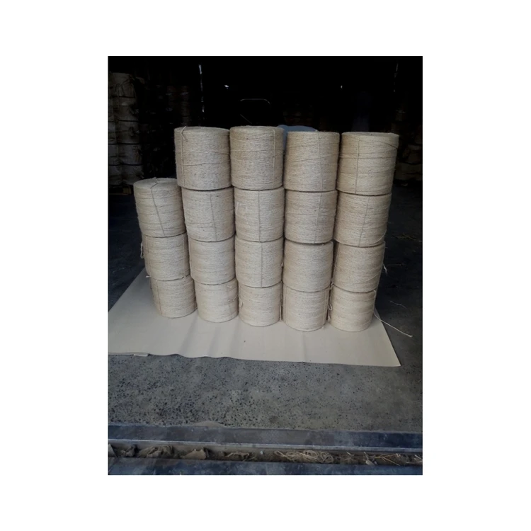 Factory Direct China natural color eco-friendly high quality 100% jute rope tassel decoration yarn for  insulation wall