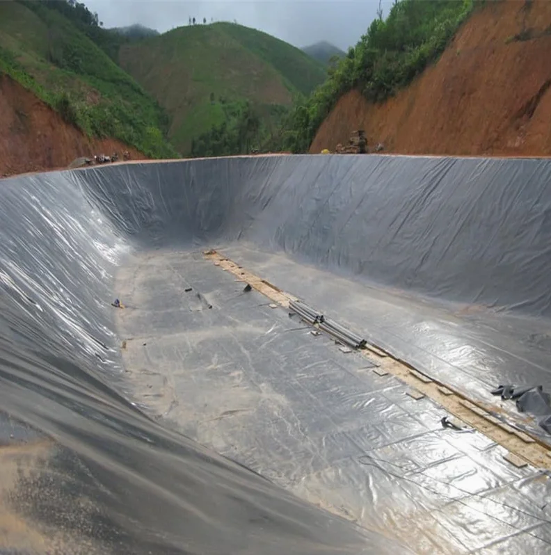 Водонепроницаемый полиэтиленовый вкладыш высокой плотности Geomembranas Hdpe подводка для пруда креветочной фермы геомембранный лист