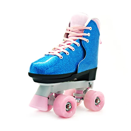  HS-Q003 Adjustable Patines Quad Inline Skate Roller Shoes 9506702000 Black Nylon Foam+ Velvet Age: 4 Years+ EN13899