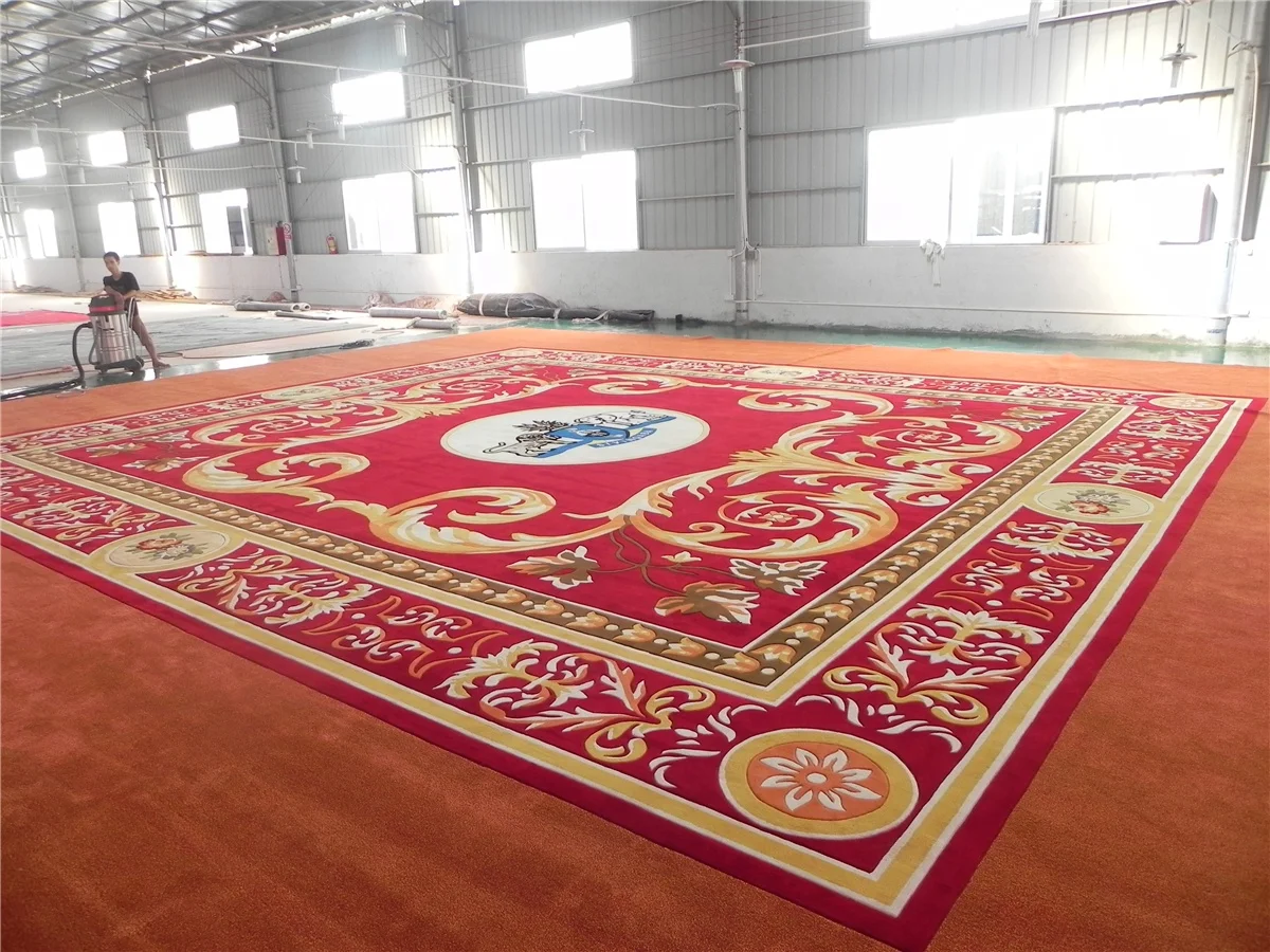 
Large Size Persian Muslim Prayer Rug Palace Lobby Hotle Wool Nylon Custom Prayer Mat 