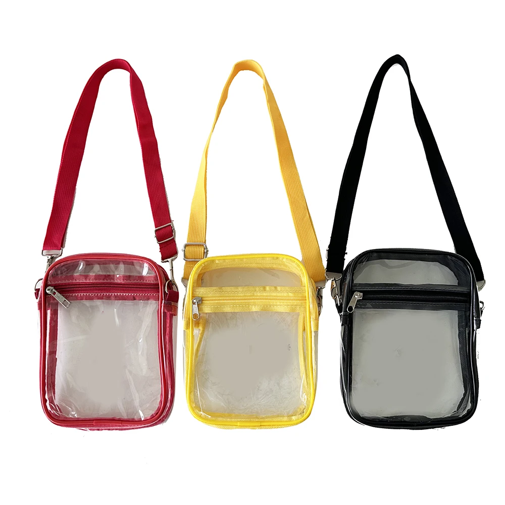 Good Quality Small Mini Clear PVC Water-proof Good Quality Children Kids Boys Girls PVC Bag Shoulder Bag Sling Bag