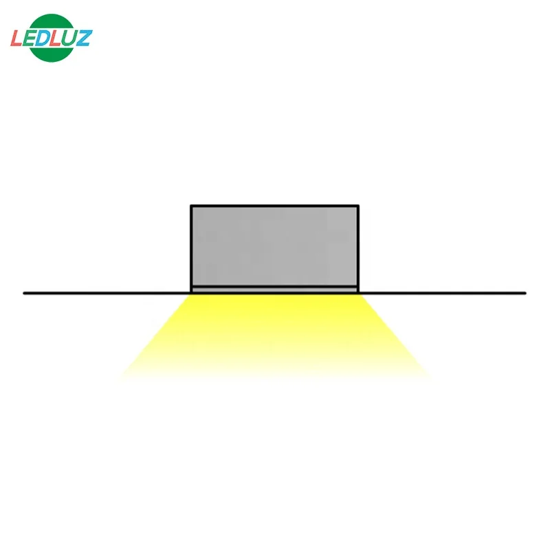 
ALP083-R 16mm Trimless Recessed T Shape Drywall LED Profile for Multi Rows LED Strips 