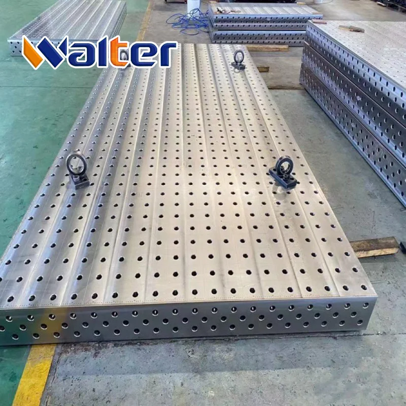 3D welding table Nitrided plasma cast iron Steel bench Equipment coating Customized OEM CE ISO 3D 2D welding table