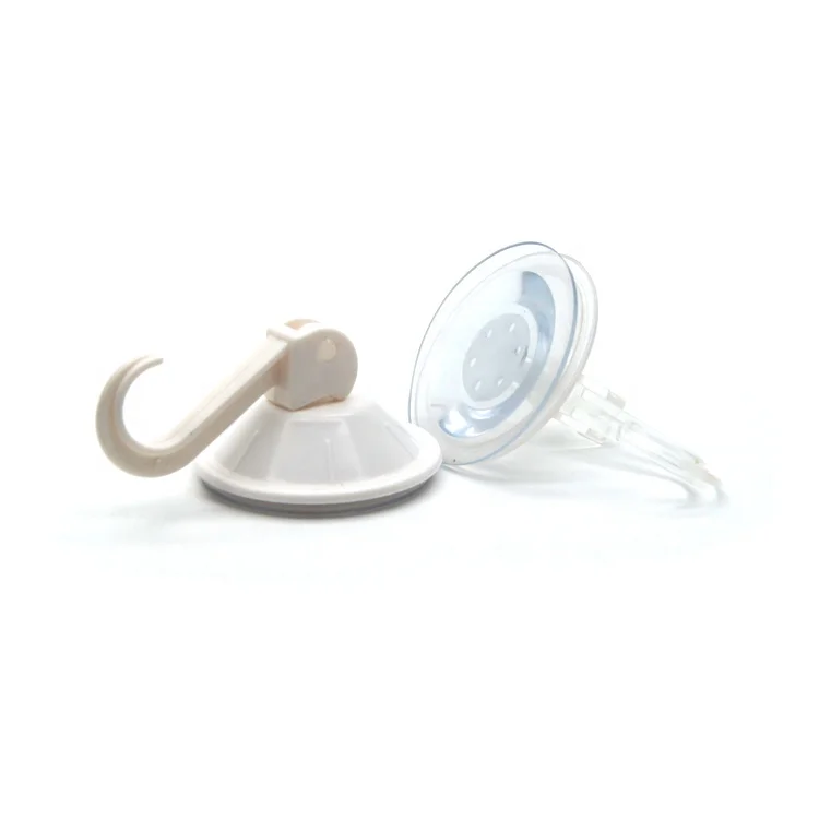 45mm diameter powerful colorful suction hook cup in clear color