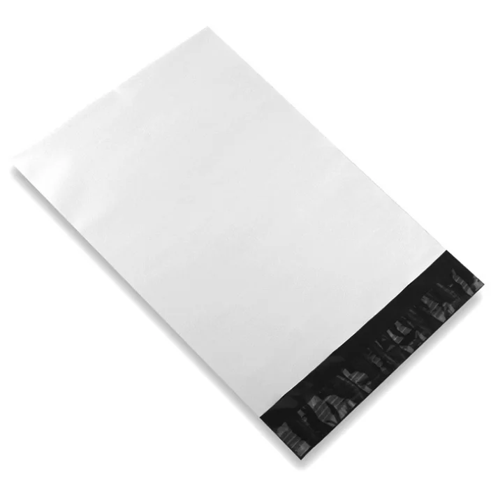 Custom Poly Mailers Apparel Polymailer Material PE White Plastic Big Courier Polybag Mailing Bags For Clothing