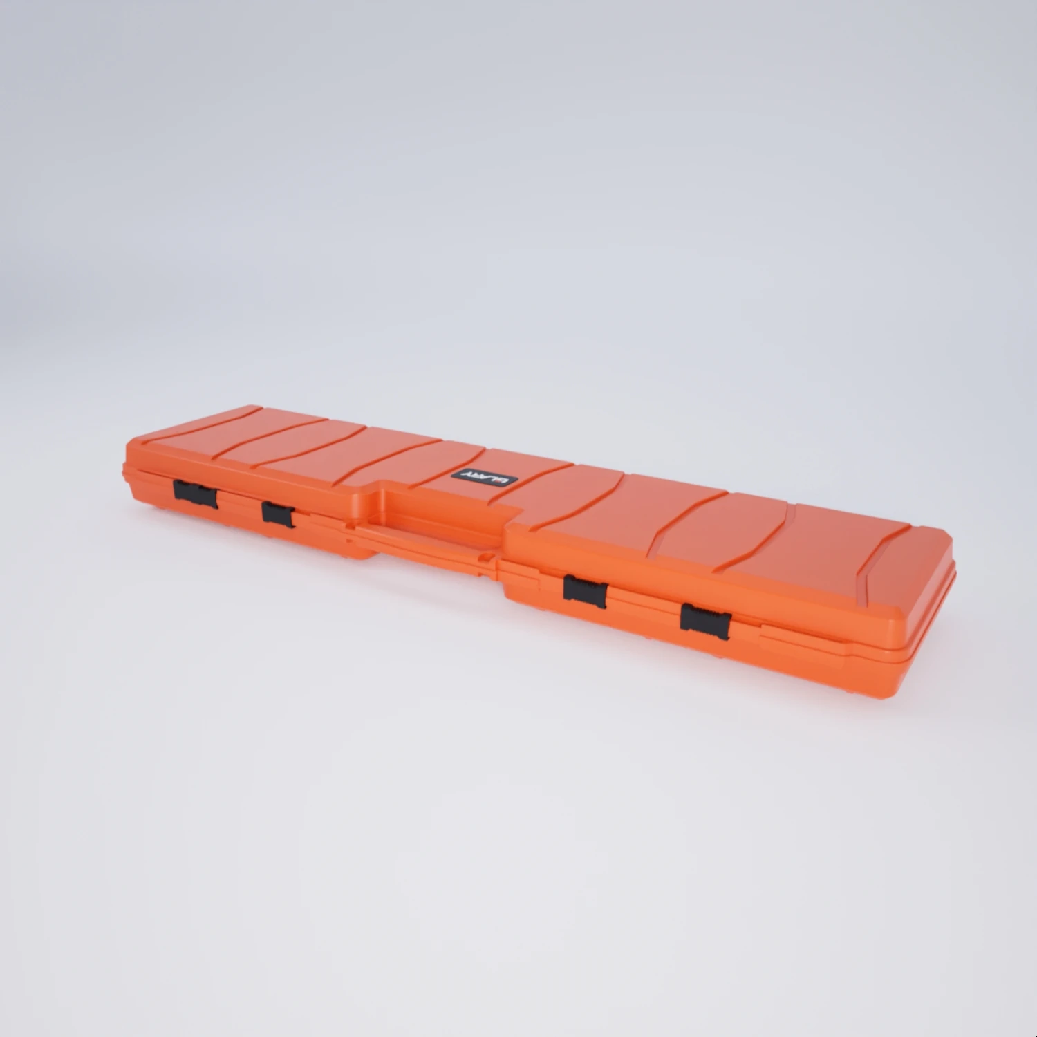 GLARY plastic long gun case storage box with foam hard shell gun box carrying case dustproof lockable gun box travel case