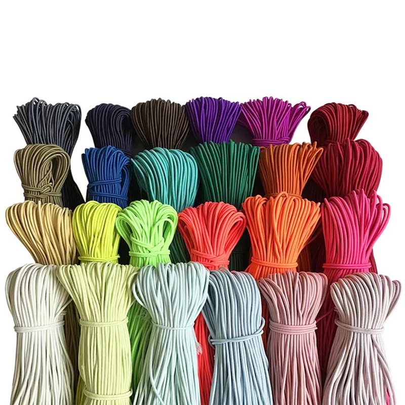 Rubber band rope round elastic band clothing accessories color rubber band wholesale pregnant women and children elastic rope