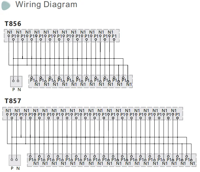 T856 SiRON manufacture Common side Terminal Block  Breakout Board 24 pin terminal block