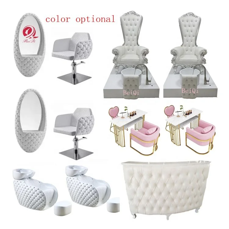 Modern Luxury Pedicure Spa Chair Manicure Nail Table with Exhaust Fan