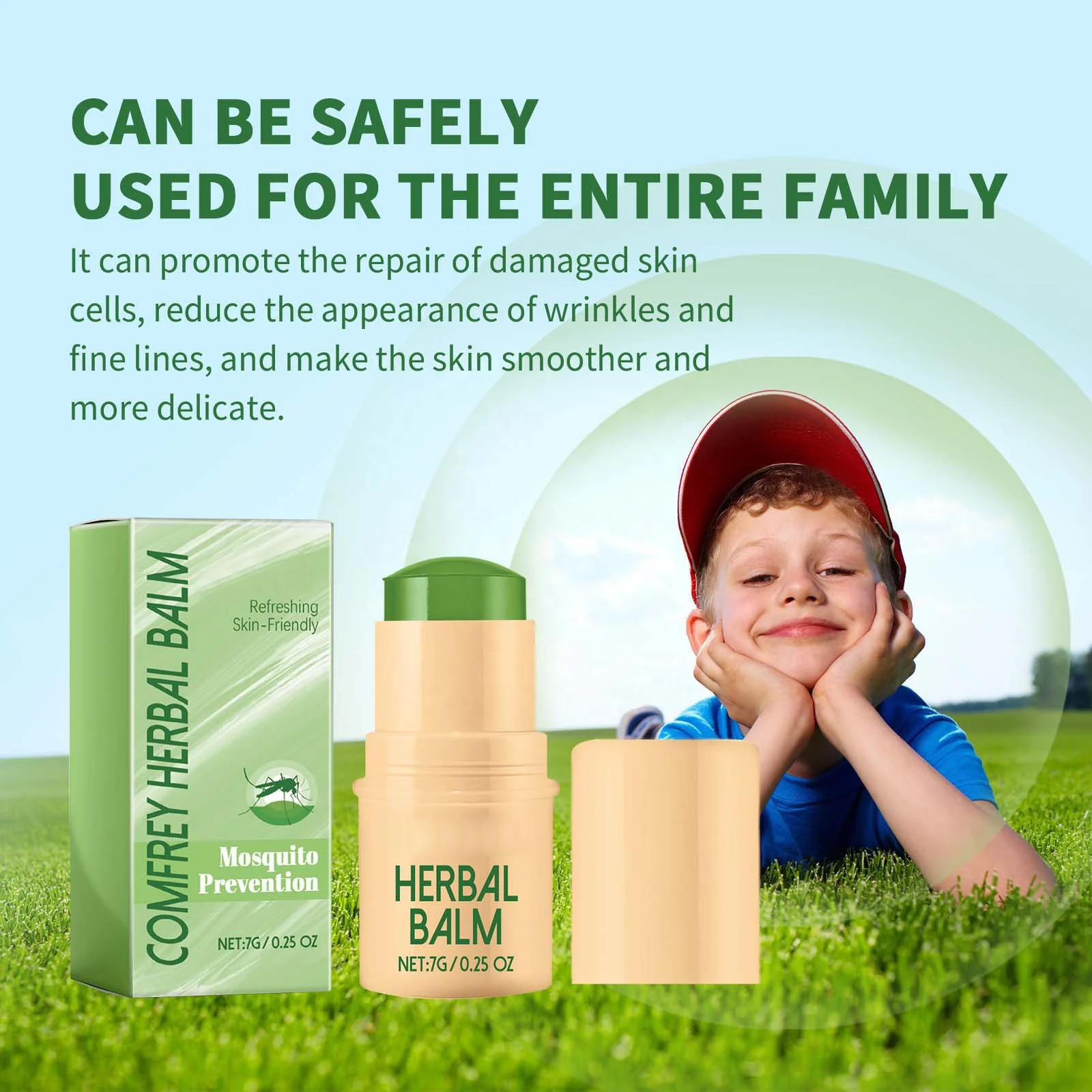 factory direct sale mosquito repellent balm anti-mosquito bites herbal ingredients baby products
