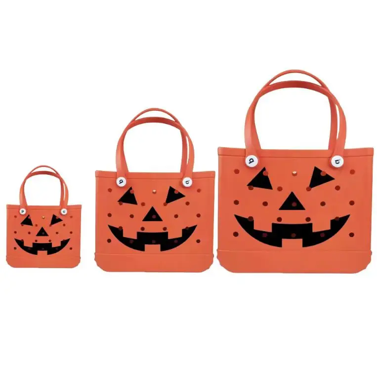 ODM OEM Wholesale Halloween Themed Handbags Fashion Fun Cave Bag EVA Beach Bag From China