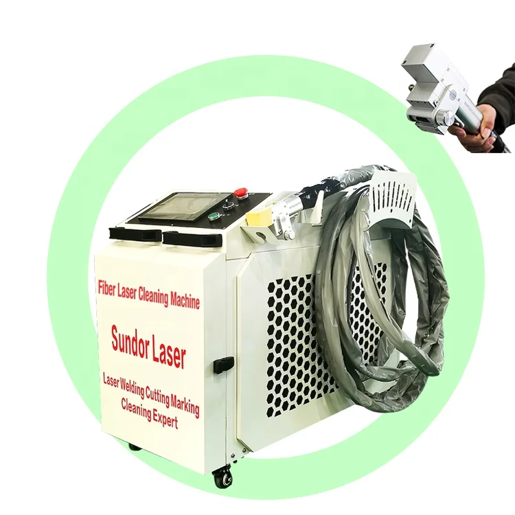 2000W Handheld Fiber Laser Cleaning Machine remove rust oil painting laser cleaner