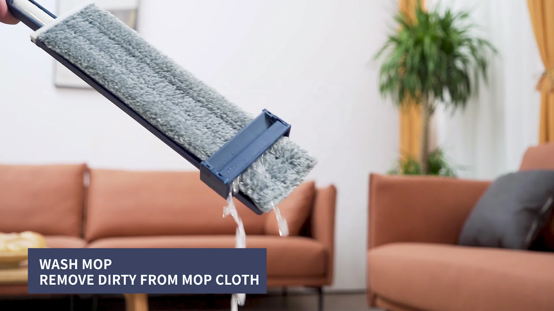 Customized Hand Free Easy Use Cleaning Flat Mop flat mop with springbutton flat floor mop and bucket set