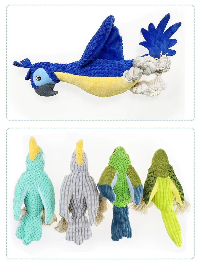 Pet Chew Toys Bird Dog Toy Cotton Rope Chewing Toy For Dogs