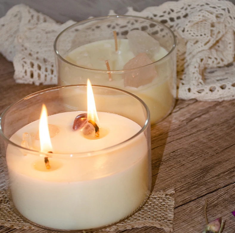 Оптовая продажа новые ароматические свечи с кристаллами