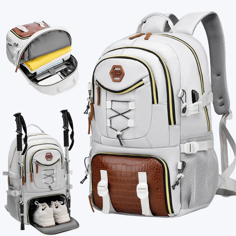 Wholesale Large Capacity multifunctional brand travel backpack hiking School Traveling Waterproof Lightweight Outdoor Camping