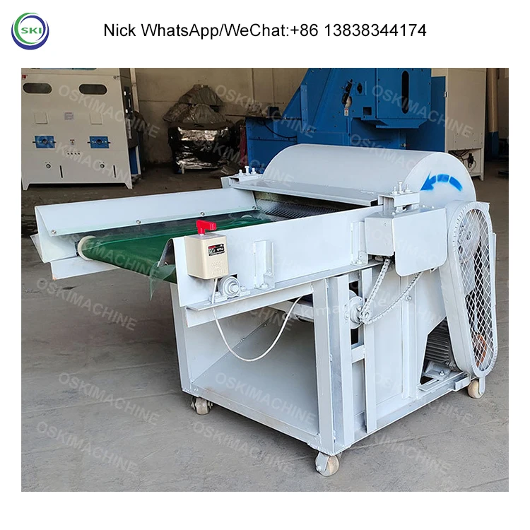 Textile Waste Clothes Opening Machines Cotton Waste Recycling Machine Fiber Cotton Opening Machine