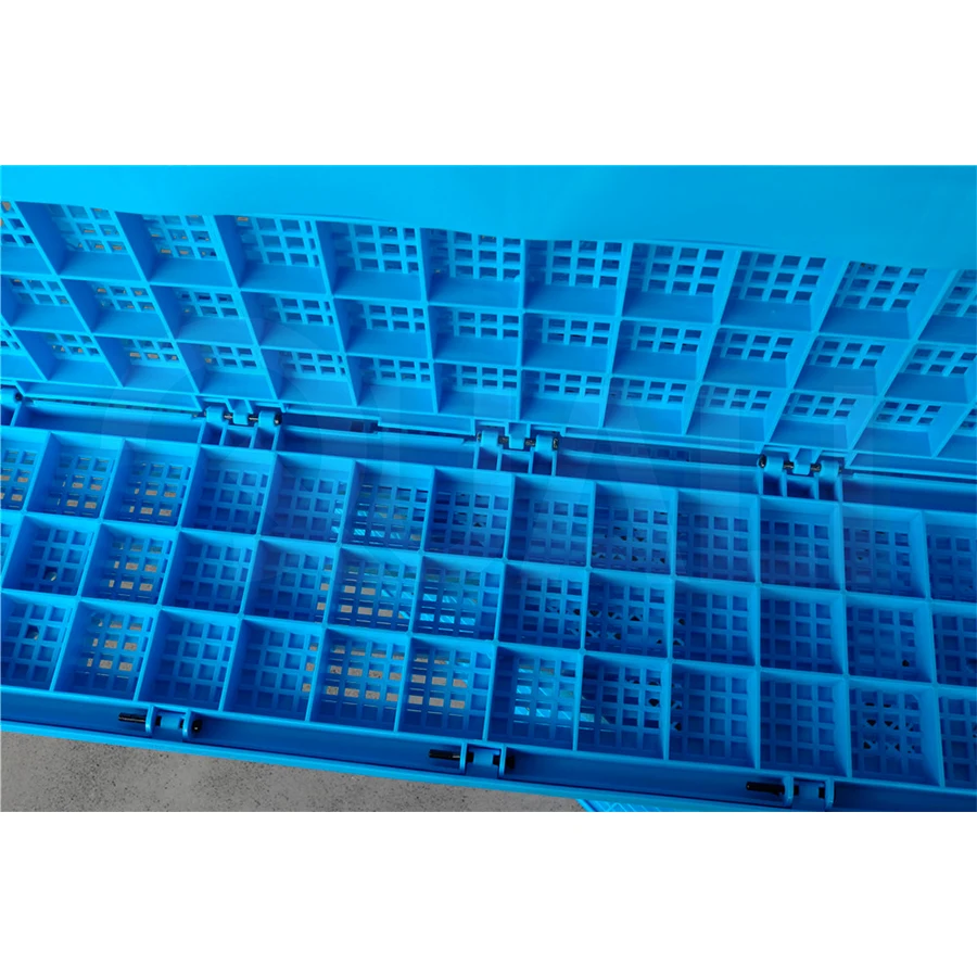 Quali 800*580*500mm 80kg Loading Capacity Large Plastic Vegetable Crate Stackable Crate