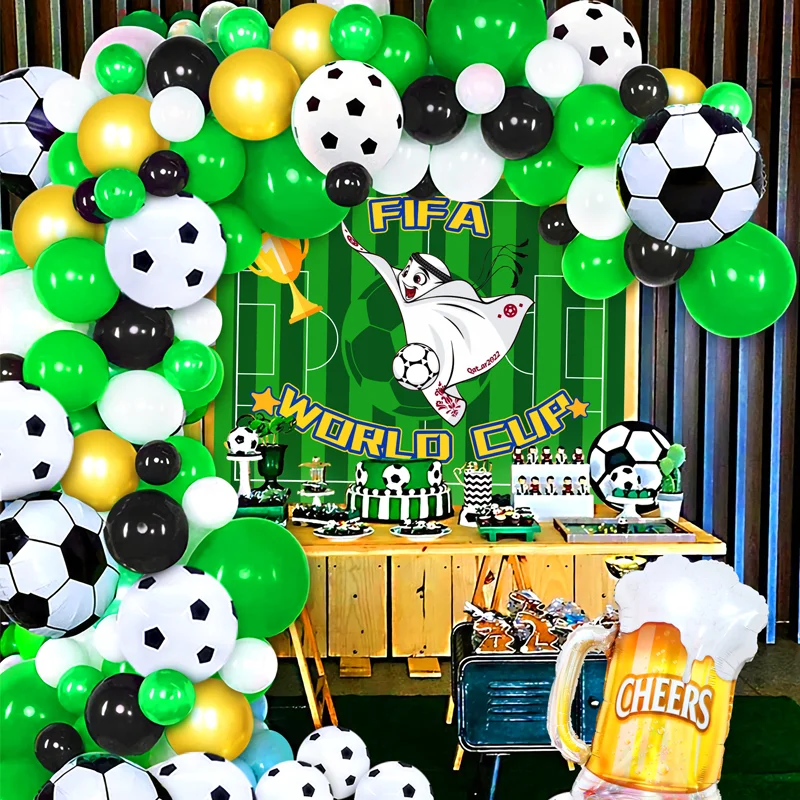 TLX 11 Years Football Sports Themed Decorations Championship Latex Foil Party Balloons Arch Kit Balloon Birthday Decorations