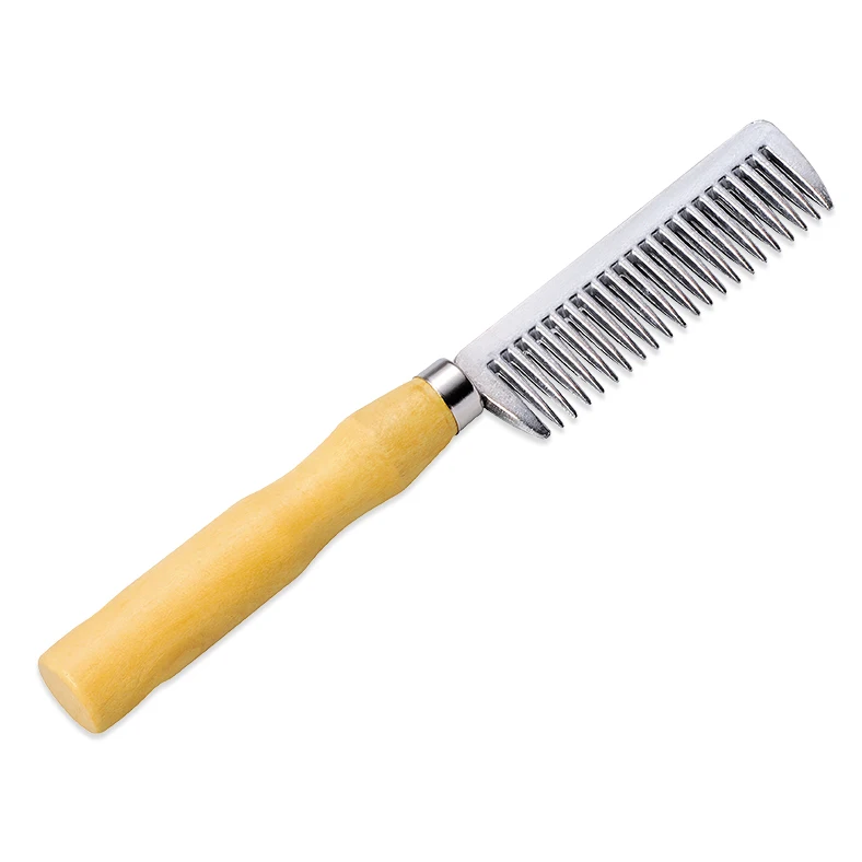 Hot Sale Equestrian Equipment Horse Grooming Mane and Tail Comb Customized Design Horse Aluminum Comb