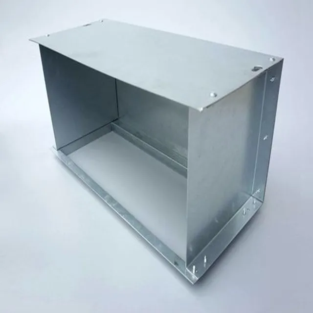 Air duct return air box for air conditioning hvac systems parts